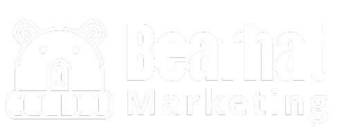 Bearhat Marketing logo - white