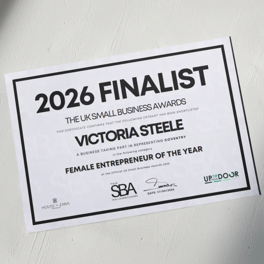Victoria Steele Named a 2026 Finalist at the UK Small Business Awards