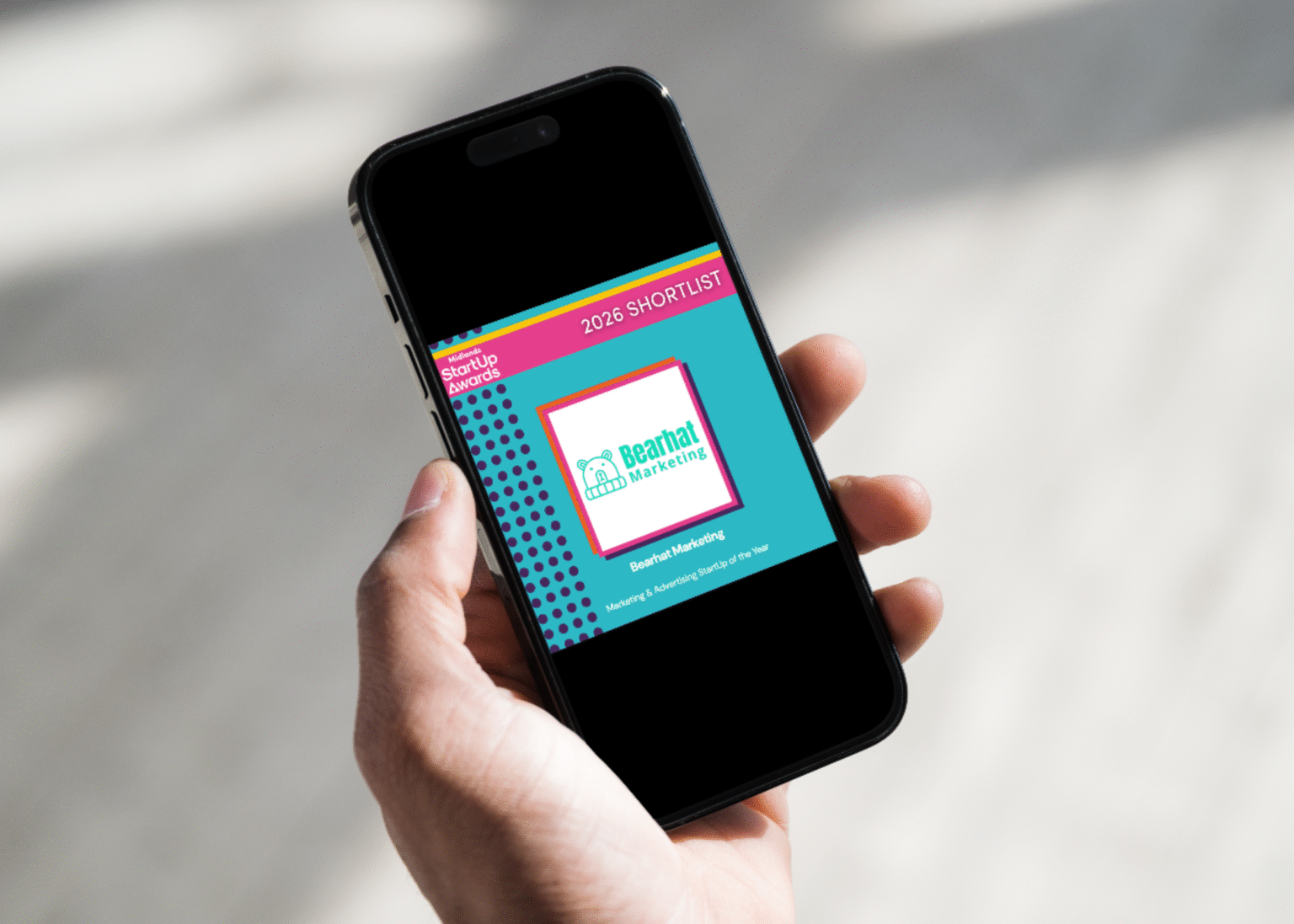 Bearhat Marketing named finalist in UK StartUp Awards