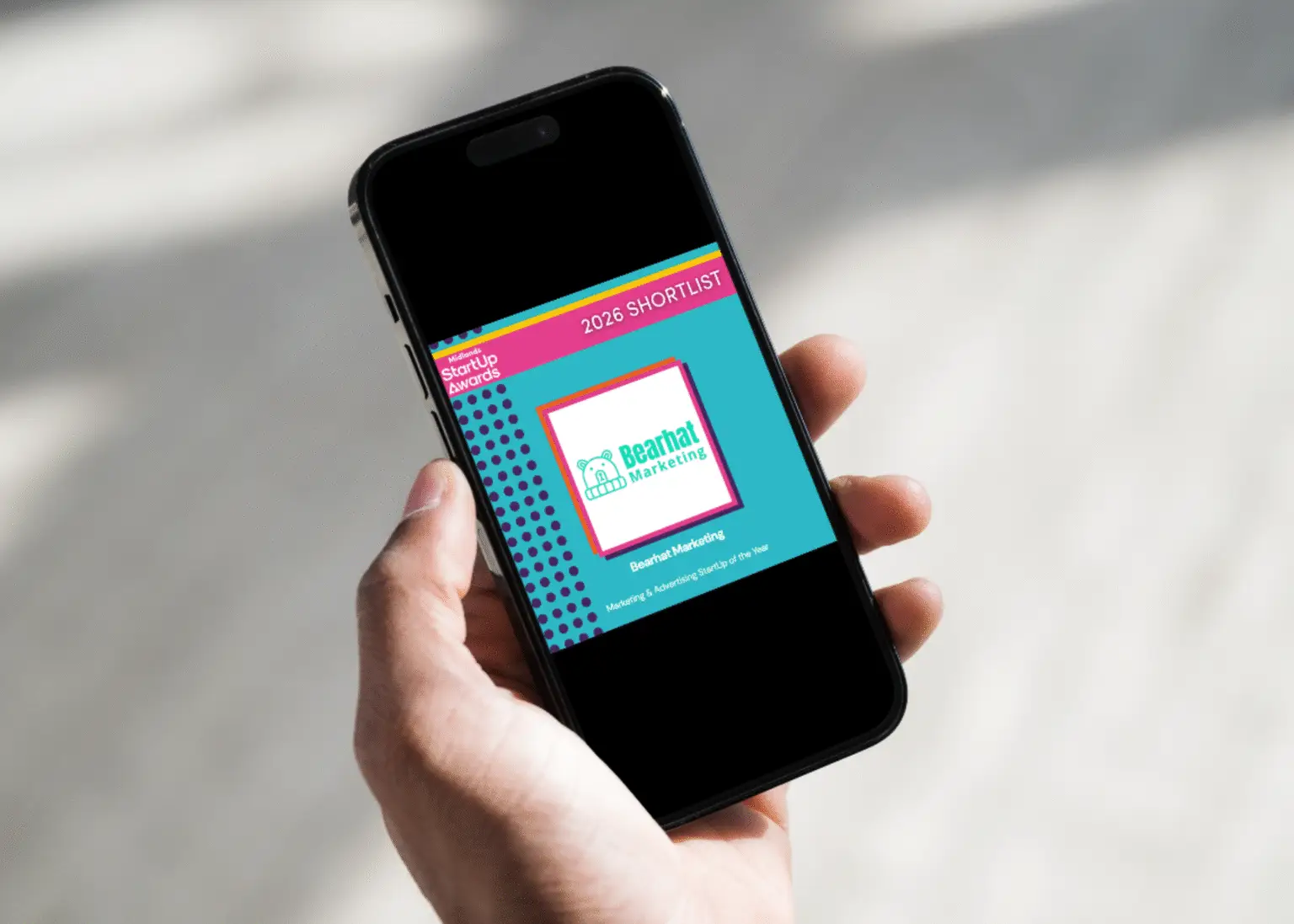 Bearhat Marketing named finalist in UK StartUp Awards